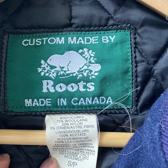 Roots Vintage Varsity Jacket custom wool and leather - Picture 5 of 10
